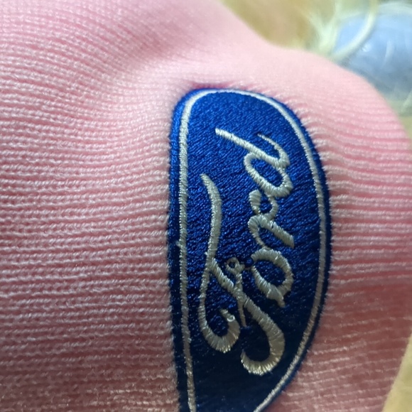 Pink FORD Stocking Cap, approximately 8"x8.25" - Picture 4 of 9